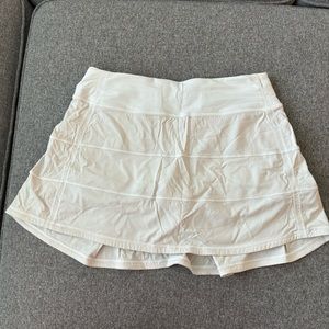 Lululemon White Tennis Skirt
